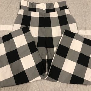 High waisted crop pants